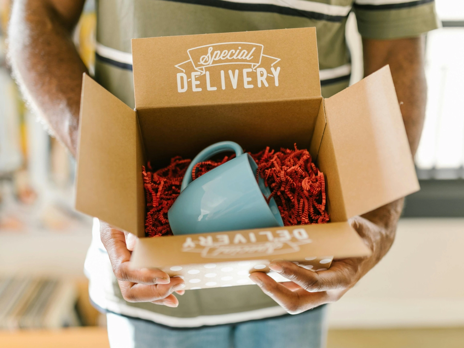 p&d bedrukte dozen ontwerp